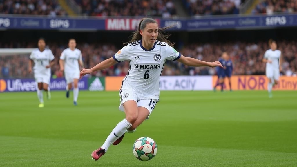 闪耀首秀！切尔西女足新援汤普森欧冠处子战传射建功